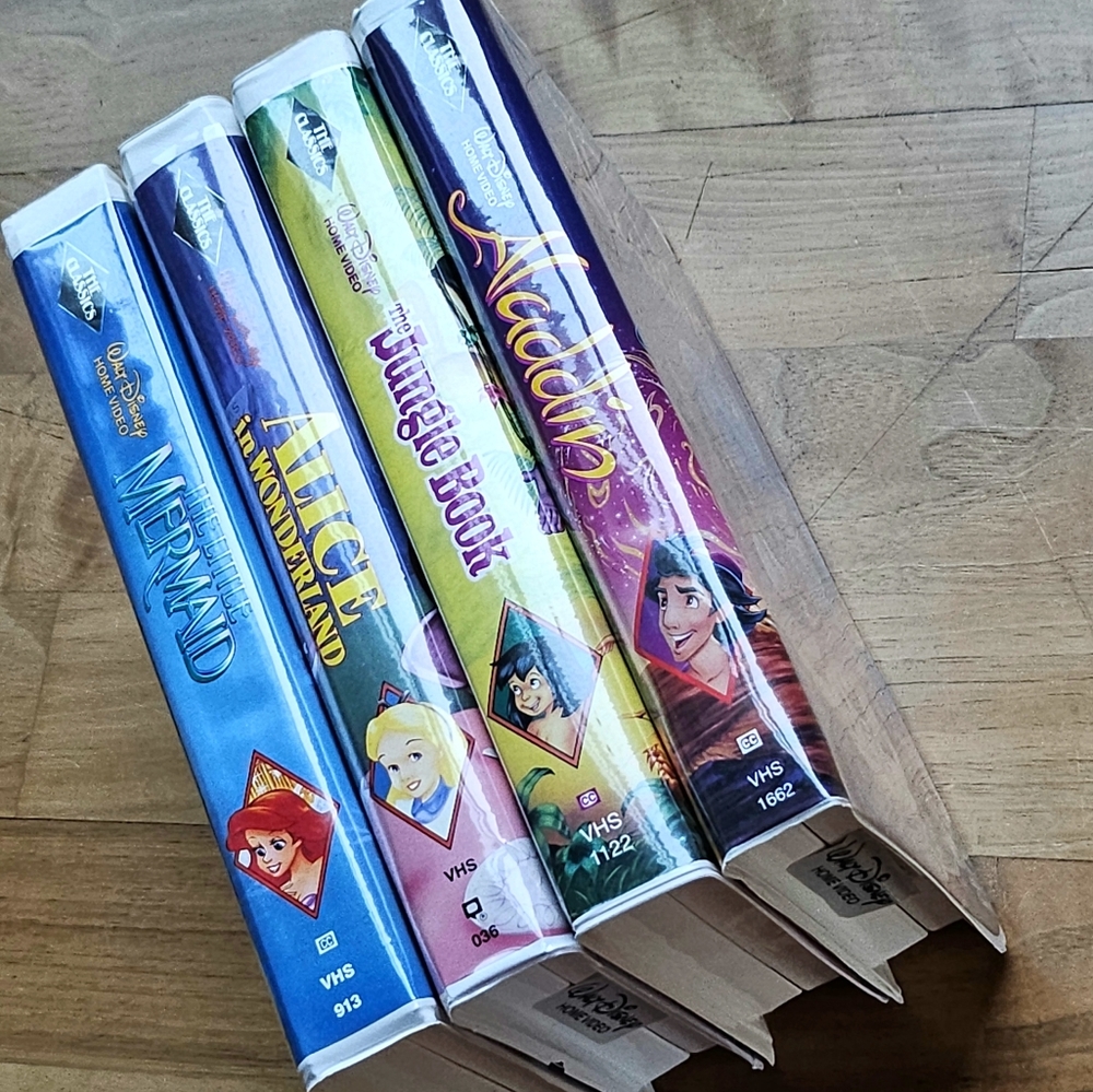 RARE/Mint+ Condition Walt Disney's "Black Diamond Classics" VHS Movies
